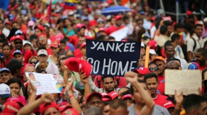 Venezuela'da büyük anti emperyalist miting