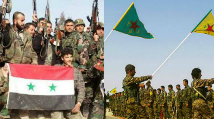 YPG'den Şam'la işbirliği mesajı