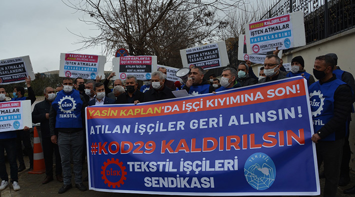 Antep’te işçilerden Kod 29 isyanı: Artık yeter!