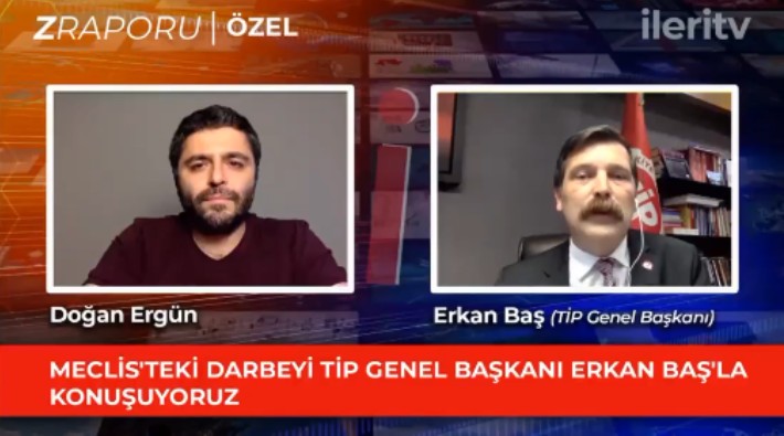 Erkan Baş meclisteki darbeyi değerlendirdi: İlk kez kimi AKP'lilerin yüzünün kızardığını gördüm. Meclisi tatil edip kaçtılar