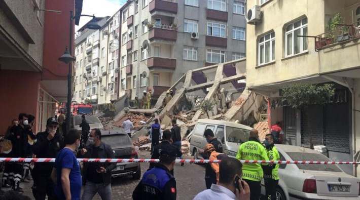 İstanbul'da çöken binayla ilgili Bakan Kurum'dan açıklama